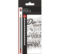 Crayon de papier 'GRAPHIX', étui de 12 en carton,