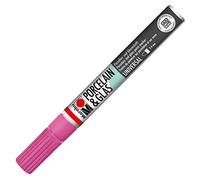Marabu Feutre de peinture Pour la porcelaine et le verre - Pointe universelle 2-4 mm Rosa