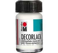 MARABU Flacon 15ml Peinture acrylique "Decorlack" Blanc