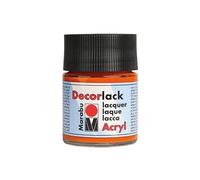Marabu Flacon 50 Ml Peinture Acrylique Decorlack Orange