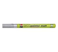 Marabu Marqueur acrylique Deco Painter matt Pointe ogive 1-2 mm Argent