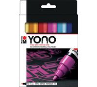 Marabu Marqueur acrylique "YONO" 1,5 - 3,0 mm Lot de 12