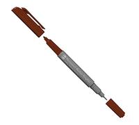Marabu Marqueur permanent Graphix cacao, double pointe 1-2 mm et 0,5 mm, couleurs brillantes, séchage rapide, encre à base d'alcool, faible odeur et imperméable, Plastique, 1 stück (1er Pack)