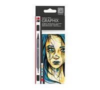 Marabu Metropolitan Ensemble de 6 Stylos/Marqueurs de couleur aquarelle