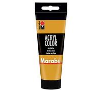 Marabu Peinture Acrylique crémeuse à Base d'eau, séchage Rapide, résistante à la lumière, imperméable à l'eau, Application avec Pinceau et éponge sur Toile, Papier et Bois, 100 ML