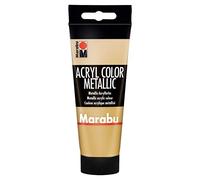 Marabu Peinture Acrylique crémeuse à Base d'eau, séchage Rapide, résistante à la lumière, imperméable à l'eau, Application avec Pinceau et éponge sur Toile, Papier et Bois, 100 ML