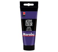 Marabu Peinture Acrylique crémeuse à Base d'eau, séchage Rapide, résistante à la lumière, imperméable à l'eau, Application avec Pinceau et éponge sur Toile, Papier et Bois, 100 ML