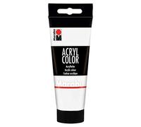 Marabu Peinture Acrylique crémeuse à Base d'eau, séchage Rapide, résistante à la lumière, imperméable à l'eau, Application avec Pinceau et éponge sur Toile, Papier et Bois, 100 ML