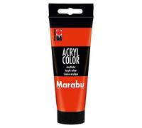 Marabu Peinture Acrylique crémeuse à Base d'eau, séchage Rapide, résistante à la lumière, imperméable à l'eau, Application avec Pinceau et éponge sur Toile, Papier et Bois, 100 ML