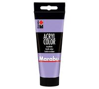 Marabu Peinture Acrylique crémeuse à Base d'eau, séchage Rapide, résistante à la lumière, imperméable à l'eau, Application avec Pinceau et éponge sur Toile, Papier et Bois, 100 ML