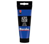 Marabu Peinture acrylique AcryColor – base d'eau, imperméable à l'eau – Bleu Outreme 100ml