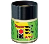Marabu Peinture Acrylique "Decormatt" Flacon 50 ml Vert