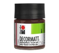 Marabu Peinture Acrylique "Decormatt", Marron Moyen, 50 Ml
