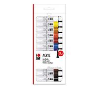 Peinture acrylique,12 ml, kit de 12