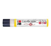 Marabu Peinture Pour Bougies "Candle Liner",Argent Métalliq. 25 Ml, À Base D'eau