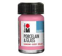 Marabu Peinture pour porcelaine et verre Rose brillant 15 ml
