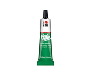 Marabu Pochoir Motif 50 g Fixogum Ciment en Caoutchouc Tube, Transparent
