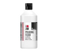 Marabu Pouring Fluid Acrylique liquide, médium de lissage fluide, technique de la peinture fluide et coulées - Améliore les propriétés de dégradé des peintures acryliques, ne jaunit pas