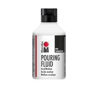 Marabu Pouring Fluid Acrylique liquide, médium de lissage fluide, technique de la peinture fluide et coulées - Améliore les propriétés de dégradé des peintures acryliques, ne jaunit pas