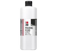 Marabu Pouring Fluid Acrylique liquide, médium de lissage , technique de la peinture fluide et coulées - Améliore les propriétés de dégradé des peintures acryliques, ne jaunit pas