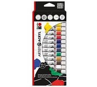 Marabu Set de peinture acrylique Artist Acryl – 12 x 12 ml – 122000090