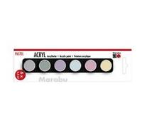 Set de peinture acrylique 'PASTEL', 6 x 3,5 ml