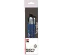 Marabu – Set de pinceaux Homedeco – 5 pièces