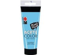 Marabu Peinture acrylique AcryColor crémeuse, séchage rapide – Bleu clair 100 ml