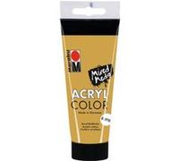 Marabu Peinture acrylique AcryColor – Crémeuse à base d'eau, séchage rapide – Or scint – 100 ml