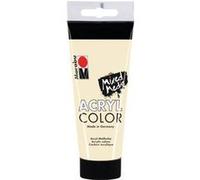 Marabu Peinture acrylique AcryColor crémeuse base d'eau séchage rapide Couleur Sable 100 ml