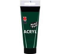 Tube Acrycolor Couleur Vert Sapin - Marabu - 100ml