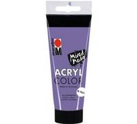 Marabu Peinture acrylique AcryColor – crémeuse séchage rapide, imperméable – Violet métallique 100ml