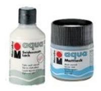 Marabu - vernis satiné incolore acrylique seidenmattlack aqua flacon 50 ml 4007751006097 1137.05.000 Aqua G