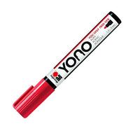 Marabu YONO 12400103125 Marqueur Cerise 125 - Stylo acrylique polyvalent avec pointe ogive japonaise 1,5-3 mm, à base d'eau, résistant à la lumière et à l'eau, pour presque toutes les surfaces