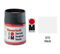 MARABU Flacon 15ml Peinture acrylique "Decorlack" Blanc