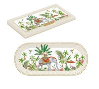 MARAJAH Plat de service ovale en Porcelaine L 33.5 cm EASYLIFE