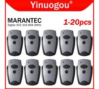 Marantec Digital 302 304 382 384 313 321 323 131 Télécommande de porte de garage 868,3MHz Télécommande de portail 868MHz Émetteur manuel 10PCS 4Button