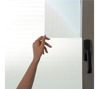MARAPON Film pour Fenêtre à Fines Rayures 0,30x2 m Adhésion Statique sans Colle Vitrophanie Décorative pour Intimité Protection UV Salle de Bain et Bureau
