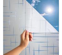 MARAPON Film pour Fenêtre avec Étoiles 0,30x2 m Adhésion Statique sans Colle Vitrophanie Décorative à Étoiles pour Intimité Protection UV Salle de Bain
