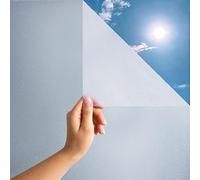 MARAPON Film pour Fenêtre Opaque 0,30x4 m avec Adhésion Statique sans Colle Film Dépoli pour Intimité Protection UV Idéal Salle de Bain Bureau et Cuisine