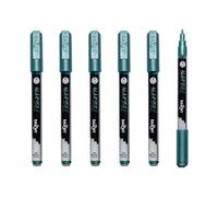 MARBEL DA0233002060Cpack Marqueurs Universels Vert métal Pointe 2mm Lot 6