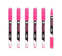 MARBEL - Lot de 6 Marqueurs Universels Pointe Conique Fine 2mm Rose Neon N°488 - DA0243002488Cpack