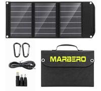 MARBERO Panneau Solaire Portable 30W Chargeur Solaire Pliable à Haute Efficacité (23%) Ports QC3.0 USB et DC Compatible avec Téléphones Portables iPad Ordinateurs Portables Idéal pour le Camping