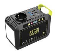 MARBERO Station Électrique Portable 24,000mAh Generateur Electrique Portable 88,8Wh Batterie Externe avec Prise 80W 220V USB C LED Batterie de Secours pour Camping Domestique Voyage Jardin Urgence