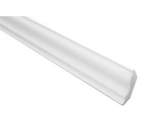 Marbet Design Moulures décoratives E-4 | Léger et stable | polystyrène extrudé | Profilés en stuc | Couplage plafond et mur | Blanc moderne | Décoratif | XPS | 30 x 30 mm | 2 mètres