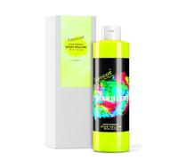 MARBLERS Colorant Liquide Néon 11oz (310g) [Jaune Étourdissant] | À Base d'Eau | Hautement Concentré | Teinte, Pigment | Inodore | Non Toxique | Béton, Ciment, Mortier, Jointoiement, Gypse, Peinture À