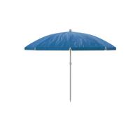 Marbueno 10104A Sombrilla Polyester Acier avec Housse Bleu 220 cm Jardin Piscine Plage