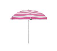 Marbueno 10216R Parapluie Polyester Aluminium avec Housse Rose 160 cm Jardin Piscine Plage