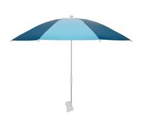 Marbueno 10469 Parapluie de plage et piscine pour chaise, acier et nylon, diamètre 100 cm, lot assorti