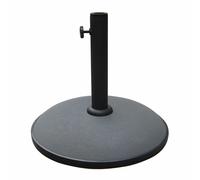Marbueno Base Parasol rond béton 45x36 cm 20KG Gris Jardin, Piscine, Terrasse